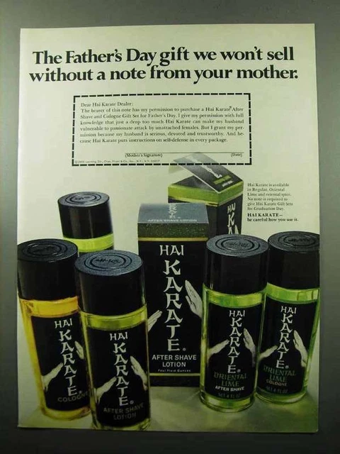 1969 Hai Karate Cologne Ad - The Father's Day Gift