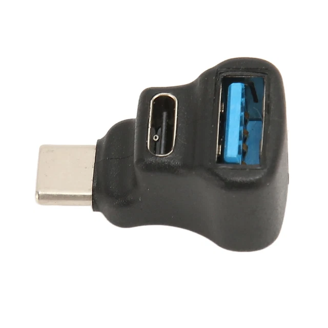 2 Adaptateurs USB Double Mâle Vers Femelle - Splitter Y, 1 Type-C Et 1 USB-A, 5V/2A, 480 Mbps - Pour Mobiles, Tablettes, PC, Mac