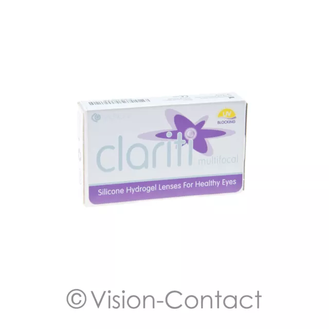 Clariti multifocal 1 x 6 multifokale Kontaktlinsen Monatslinsen von CooperVision