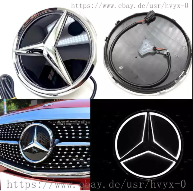 Firmenzeichen Mercedes Stern Lenkrad A0004640432 GD GE W460 W461 W463, Lenkung, Innenraum