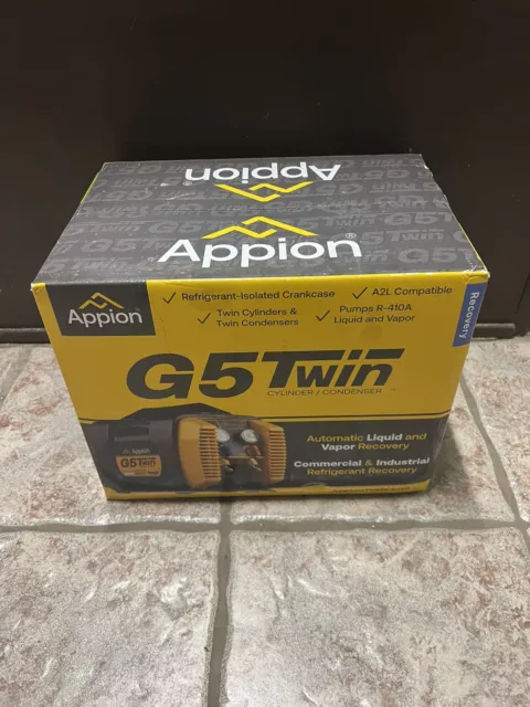 Appion G5TWIN Refrigerant Recovery Machine **New in Box**