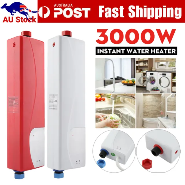 Portable Electric Water Heater Camping Outdoor Shower Instant Hot Water System