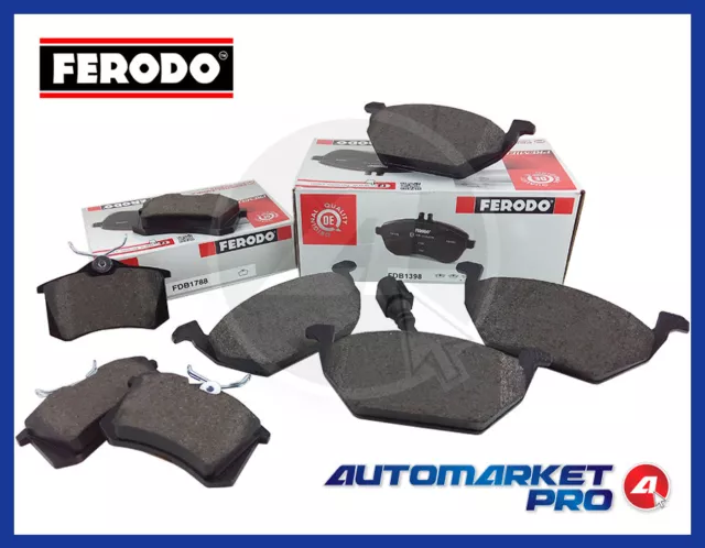 Kit 8 Pastiglie Freno Ferodo Vw Golf 5 V 1.4 1.6 Benzina Anteriori + Posteriori