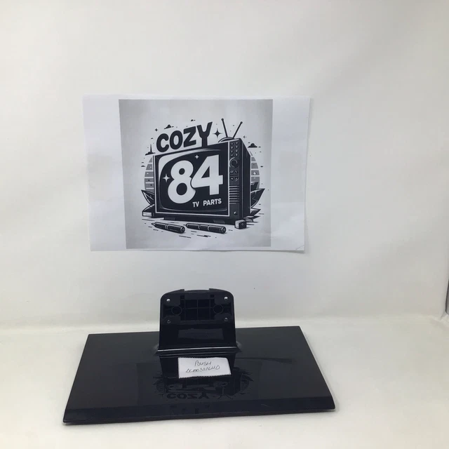 TABLETOP PEDESTAL STAND FOR 40 BUSH LE-40GCL-A LED TV, GENUINE + SCREWS | UK