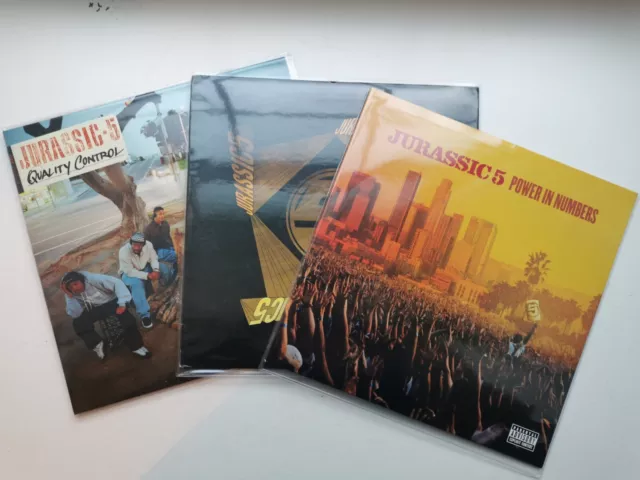 Jurassic 5 - Quality Control, Jurassic 5 & Power In Numbers Vinyl LPs -Chali 2NA