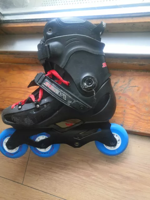 Seba FR 80 In-Line Skates Black UK 6 EU 39