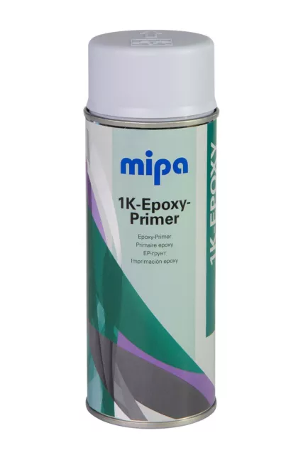 Mipa 1K Epoxy Primer Spray grau 400 ml Korrosionsschutz Füller Grundierung