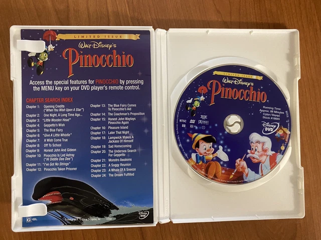 Pinocchio (DVD, 1999, Limited Issue) 3