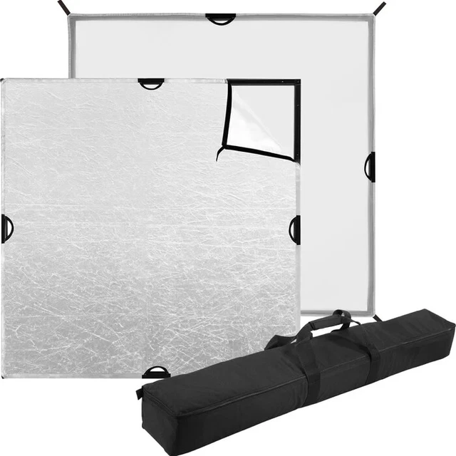 Westcott 4x4' Scrim Jim Cine Kit Includes 3/4 Stop Diffuser & Silver / White