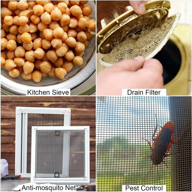 Tissé Réseau Säurebeständigkeit 1 Pièce Alkalibeständigkeit Acier Inox