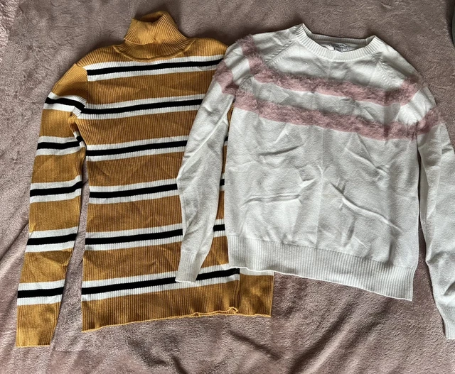 Primark Girls Bundle 2 x Jumpers - Age 11-12 Years