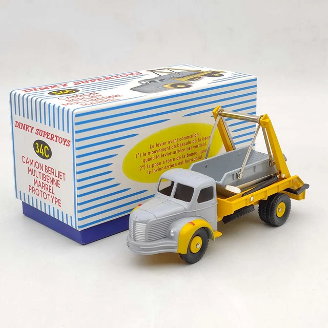 1:43 Atlas Dinky Toys 34C Camion Berliet Multibenne Marrel Diecast Toys Car Gift