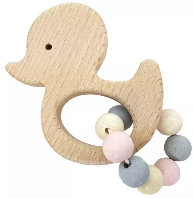 Baby Toy Gripping Rattle Duck Bxlxh 80x50x120mm New Motor Activity