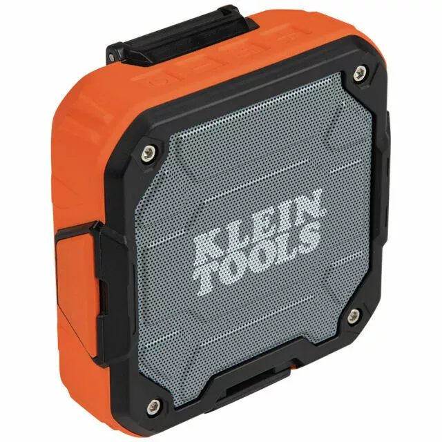 *BRAND NEW* - Klein Tools AEPJS2 Bluetooth Speaker w/ Magnetic Strap BLK/ORANGE