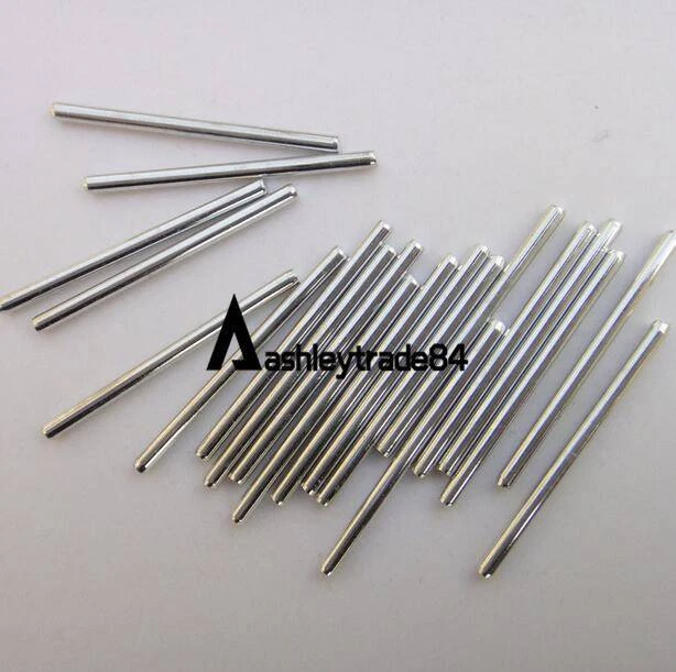 50Pcs 40mm x 2mm RC Juguete Coche Modelo Parte Metal Redondo Barras Ejes