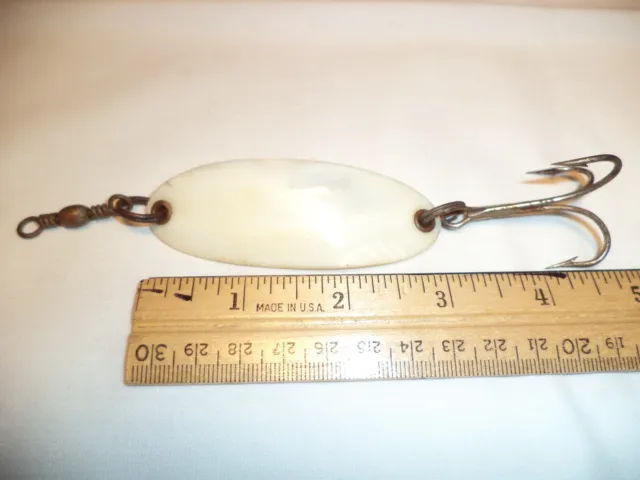 VINTAGE FISHING LURE Spoon - Compac Japan Mother of Pearl Minnow - 1 3/8  $12.49 - PicClick