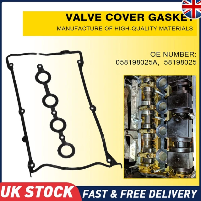 WOLFIGO 1.8T Valve Cover Gasket Set New 058198025A For Audi A4 Quattro TT Passat