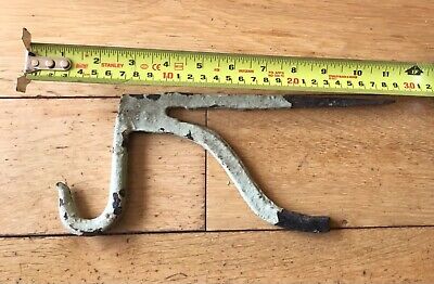 Antique Old Vintage Hand Forged Wall Hook Butchers Meat Hook 11’ Long