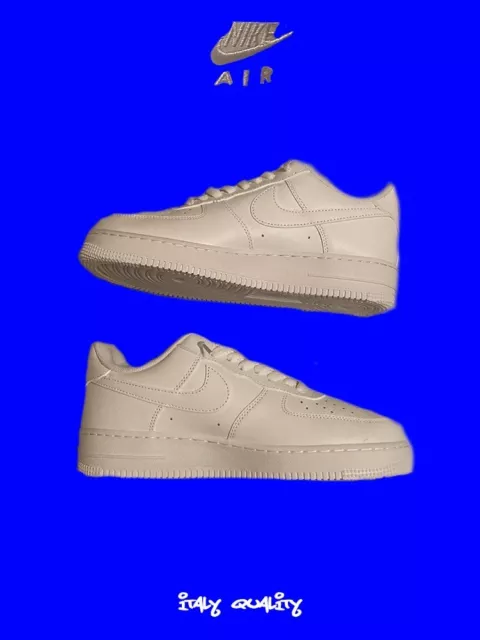 Nike Air Force 1 '07 Scarpe Sportive per Uomo - Bianche/EU 42/43