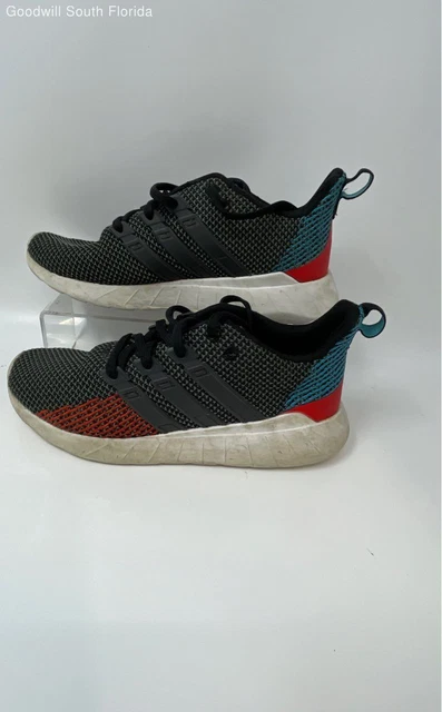 ADIDAS NEO QUESTAR Flow K Black Blue Red Sneakers Men s Size 7 G26770 26.50 PicClick