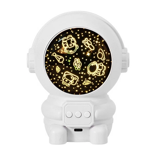 Luz para NiñOs, Proyector de Estrellas de Astronauta, LáMpara de GuarderíA  V1Q8