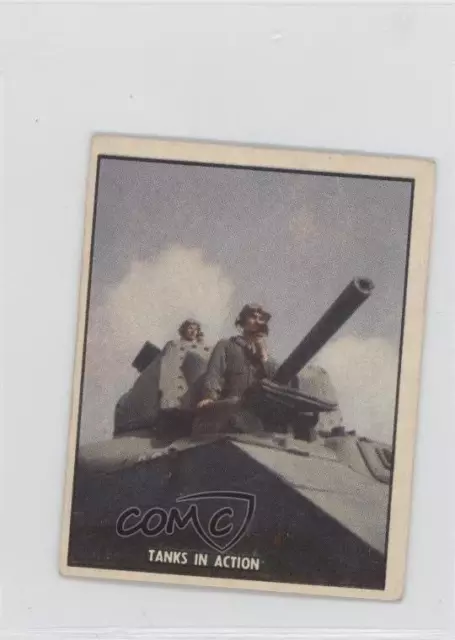 1950 Topps Freedom's War Canada At Arms Tanks In Action (Tan Back) #117.1 0ls