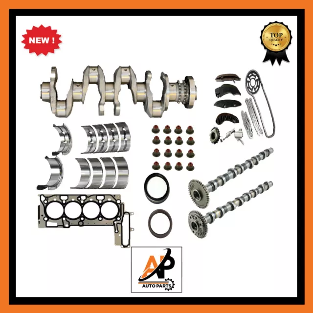 For BMW 1 2 3 4 5 X1 X5 2.0 N47D20 NITRATE Crankshaft & Engine Rebuild Parts Kit