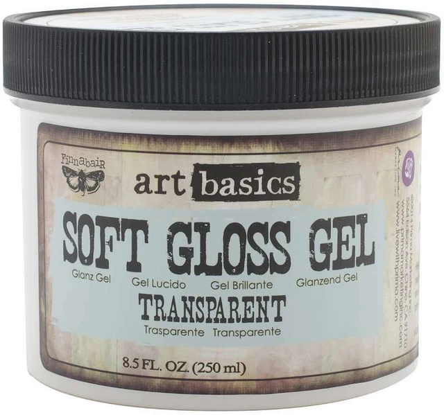 Gel de brillo suave Art Basics 8,5 oz transparente 655350961435