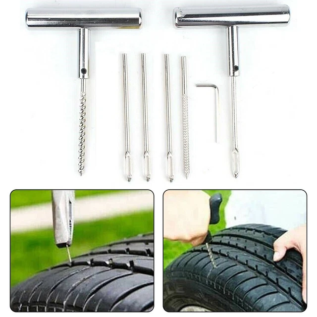 Kit de réparation de pneus plats Premium 7 en 1 pour performance de niveau prof