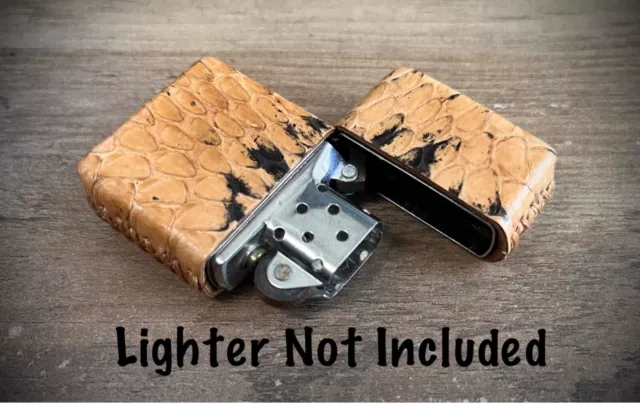 Snake Skin Case for Zippo Lighter Standard Size (Made in USA 🇺🇸)