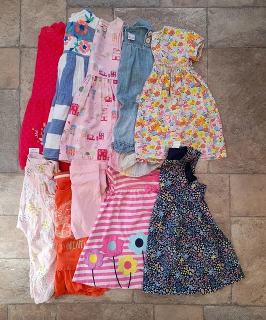 Baby Girls Summer Dress Clothes Bundle Age 12-18 Months.NEXT.Bluezoo.10 Pieces