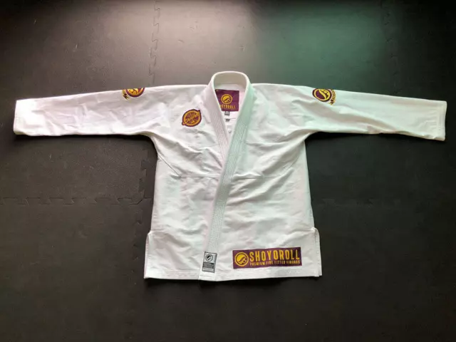 BJJ Gi Shoyoroll Batch 83 Mamba Competitor BJJ Uniform 450 GSM White *With Bag*