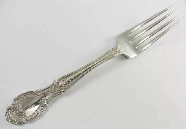 Tiffany & Co Sterling Silver Fork 7 1/2" Richelieu Pattern 1892 Monogrammed