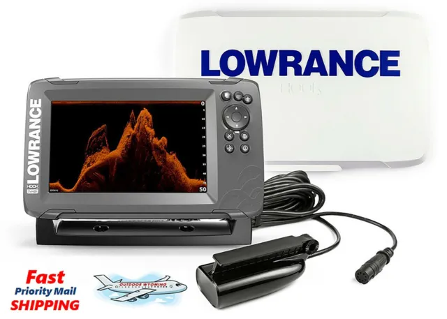 LOWRANCE HOOK2 7 - HDI Splitshot Transducer & Us Inland Maps with Free  Suncover EUR 437,02 - PicClick FR