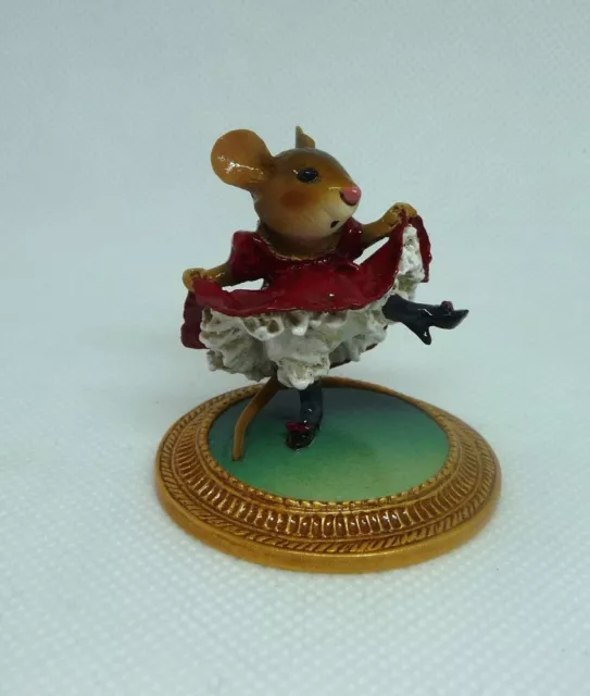 Adorable Wee Forest Folk MU-05 Can-Can Dancer