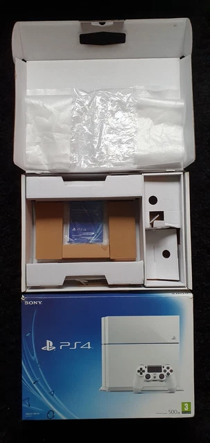 Empty Replacement Box Ps4 White 500Gb