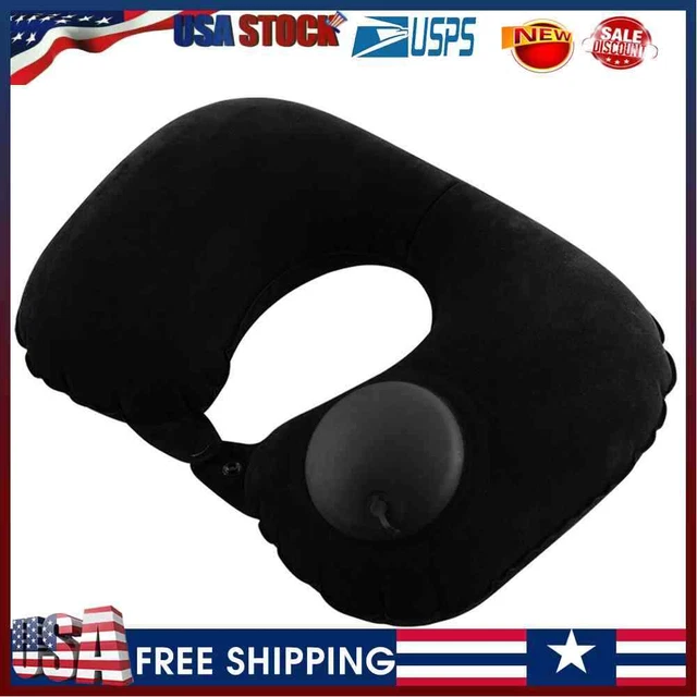 Inflatable Neck Pillow U Shaped Travel Pillow Neck Support Car Auto Accessories