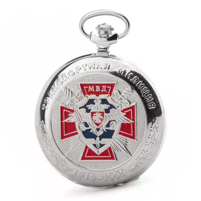 Molnija 3602 Montre de Poche Mwd Transport Miliz Russe Mécanique Montre