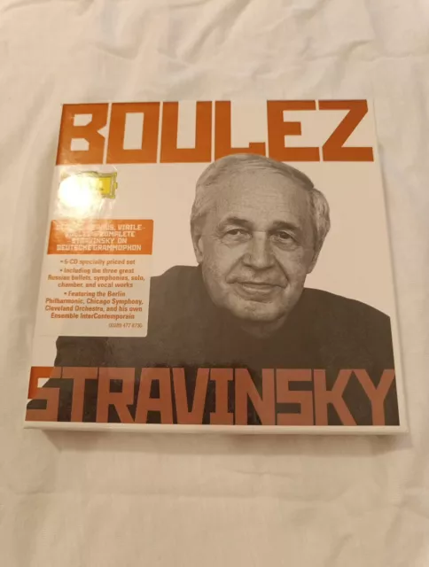 Pierre Boulez Conducts Stravinsky. Box 6 Cd Deutsche Gramm