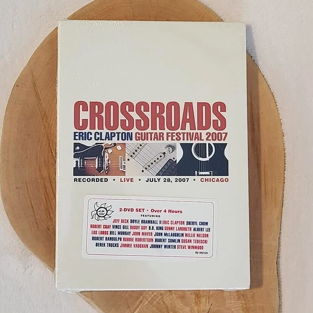 ERIC CLAPTON Crossroads Guitar Festival 2007 SEALED 2-DVD LIVE SET w/ JEFF BECK!