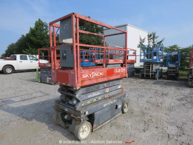 2014 Skyjack SJIII 3219 19' Electric Scissor Lift Man Aerial Platform bidadoo