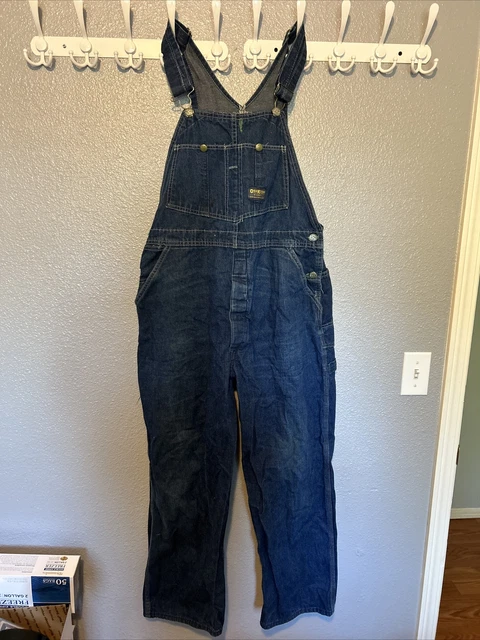 Vintage Osh Kosh B'Gosh Overalls 38”x28” Vestbak Union Made USA Dungarees