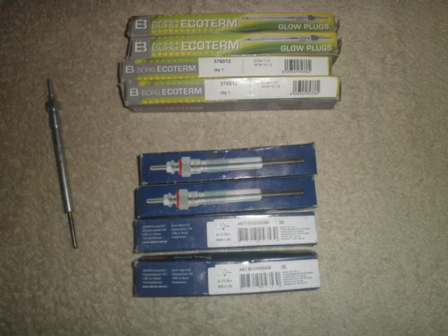 Lot de 9 bougies de préchauffage neuves pour motorisation HDI et autres..
