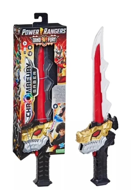 POWER RANGERS DINO Fury Morpher Chromafury Saber Sword With Lights And power-rangers-dino-fury-morpher-chromafury-saber-sword-with-lights-and