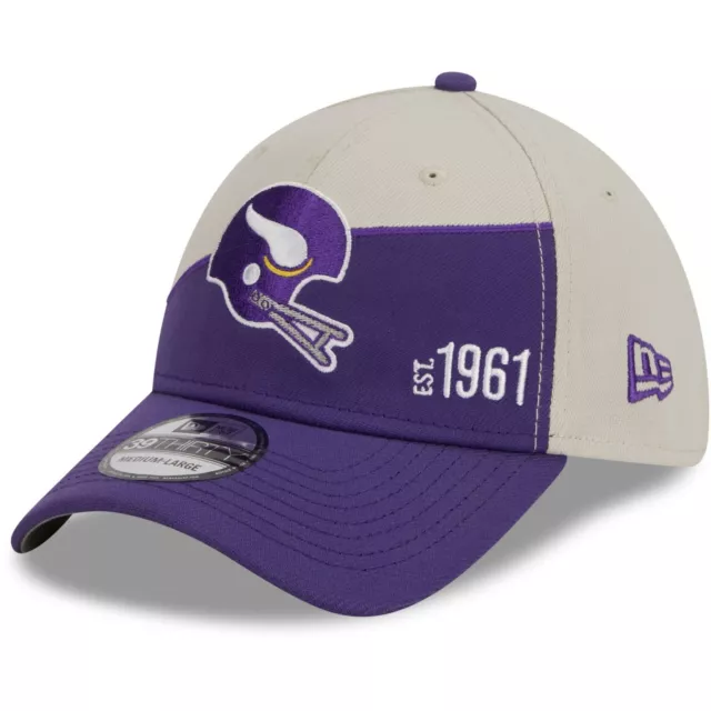 New Era 39Thirty Cap - SIDELINE HISTORIC Minnesota Vikings -