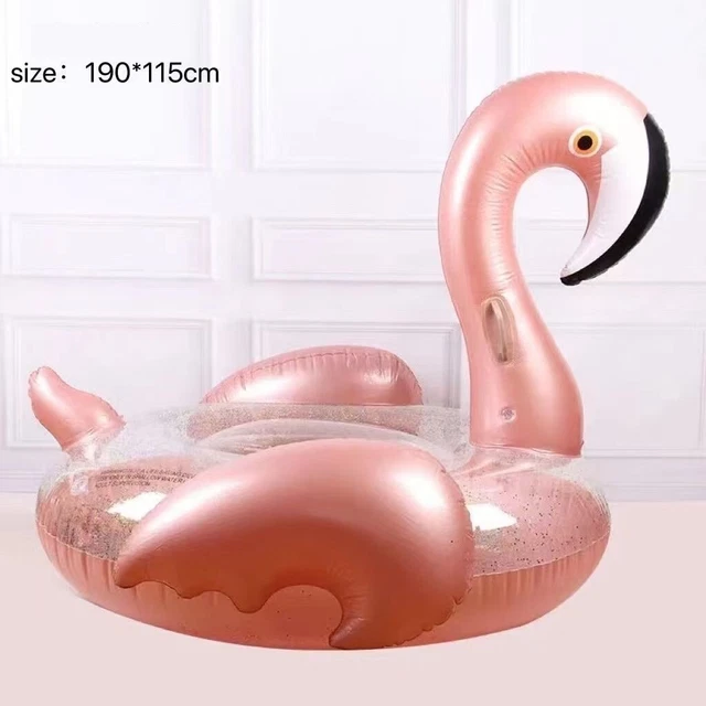 Lampe Flamant Rose Solaire Flottante Pour Piscine - Déco Gonflable Étanche IP68, Éclairage Automatique Nuit