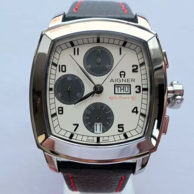 Alfa Romeo Classic Car Accessory Driver Automatic Valjoux 7750 Chronograph Watch Alfa Romeo Classic Car Accessory Driver Automatic Valjoux 7750 Chronograph Watch