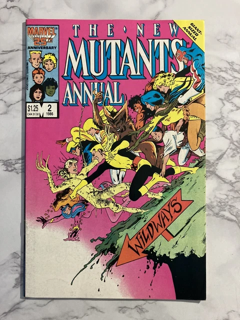 New Mutants Annual #2 (1983) *1st US App Psylocke* Marvel Comics