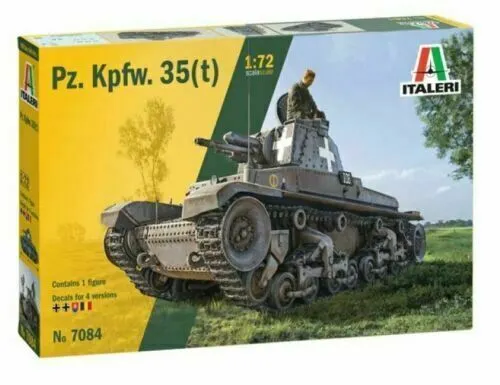 Italeri 7084 Panzer Ger. Panzerkampfwagen 35 (t) Model Kit Bausatz 1:72