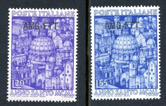 AMG Free Territory of Trieste (FTT) Scott 74-75 VLH, MNH